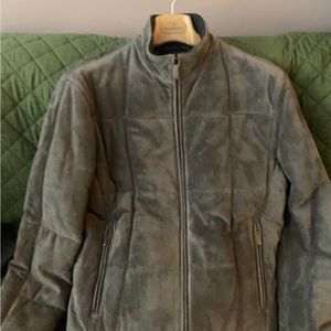 New Zegna suede jacket. Size Medium.